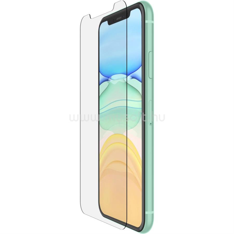 BELKIN ScreenForce Pro Invisiglass Ultra iPhone 11/XR kijelzővédő (SFA029ec)