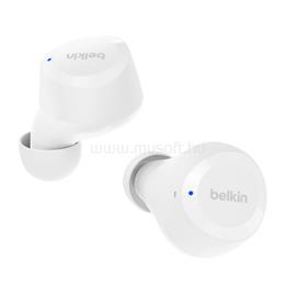BELKIN SOUNDFORM BOLT bluetooth fülhallgató SZTEREO v5.2, IPX4 cseppálló + töltőtok, FEHÉR AUC009BTWH small