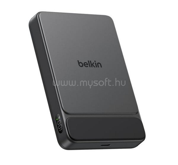 BELKIN BELKIN UltraCharge Pro vésztöltő Type-C aljzat 10000mAh, Qi2, FEKETE