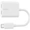 BELKIN USB-C -> 2db USB-C M/F adapter 0.1m fehér 60W PD F7U081btWH small