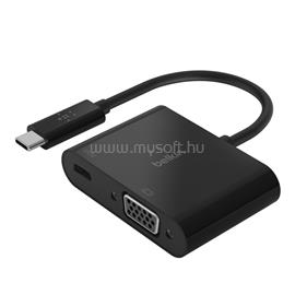 BELKIN adapter kábel Type-C + VGA aljzat - Type-C, TV/MONITOR/PROJEKTOR, FEKETE AVC001BTBK small