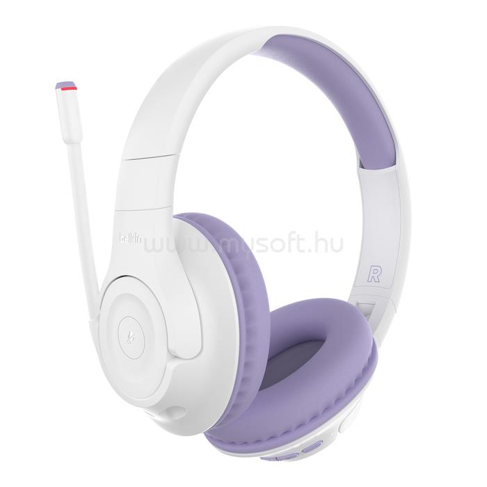 BELKIN Wireless Over-Ear Headset (lila-fehér)