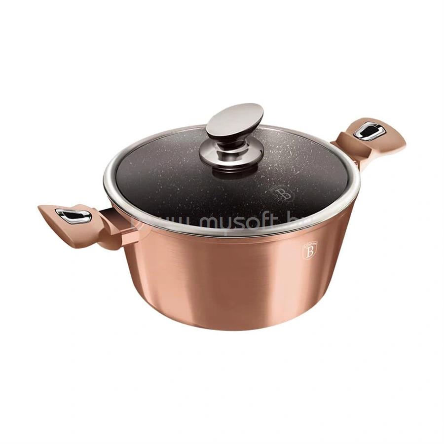 BERLINGER HAUS BH/6194 Metallic Line Rosegold Edition 30cm lábas fedővel
