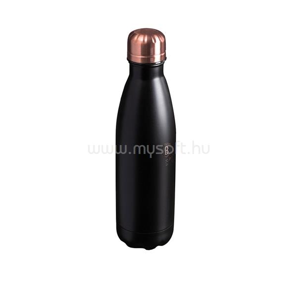 BERLINGER HAUS BH/6400A  0,5L, fekete- rose gold palack alakú termosz