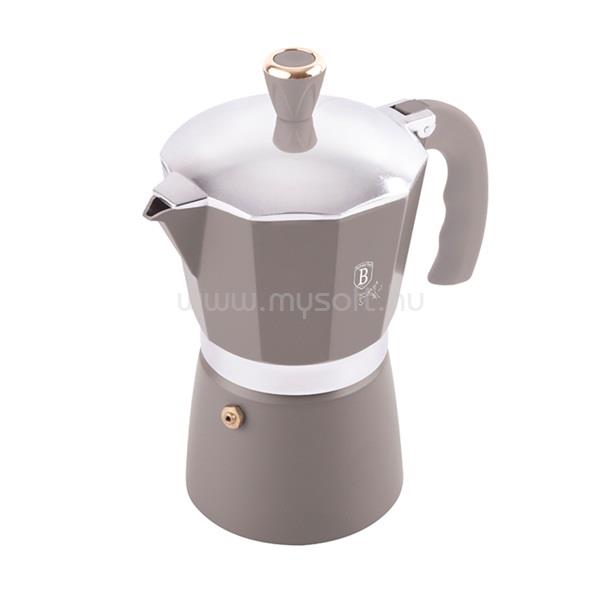 BERLINGER HAUS BH/8568 matt taupe 3 személyes kotyogós kávéfőző
