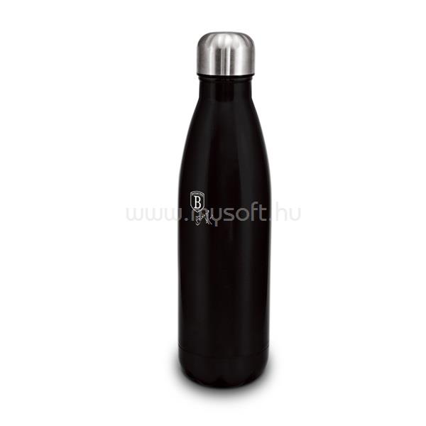 BERLINGER HAUS BH/8624  0,5L, matt fekete palack alakú termosz