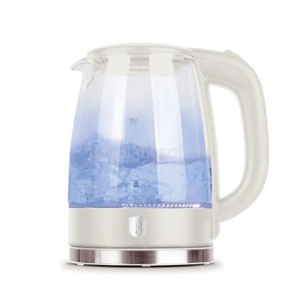 BERLINGER HAUS BH/9322 üveg 1,7 L-es  matt krém vízforraló