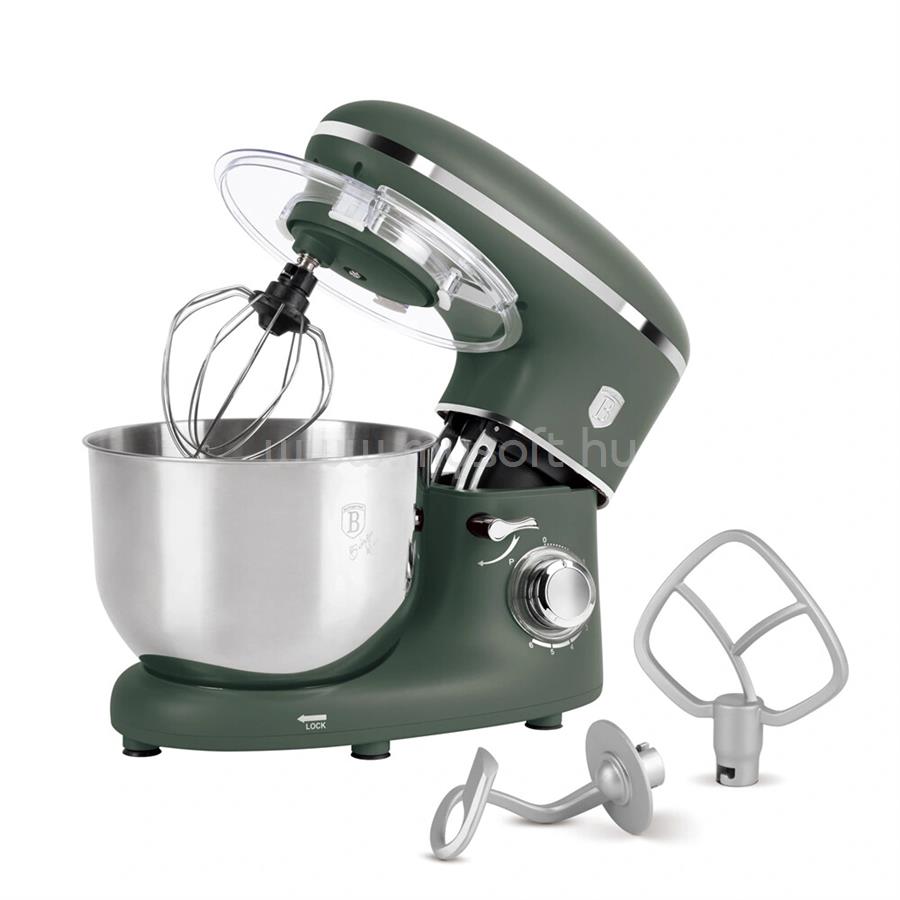 BERLINGER HAUS BH/9708 Matte Green Collection 1300W konyhai robotgép (zöld)