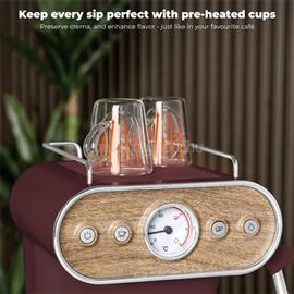 BERLINGER HAUS BH/9855 3in1 matt bordó espresso kávéfőző BH/9855 small