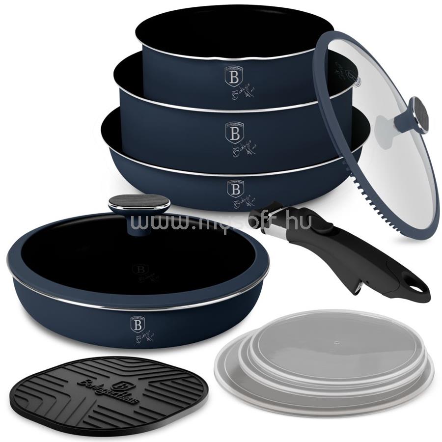 BERLINGER HAUS Deep Sea Collection 10 részes edénykészlet levehető nyéllel