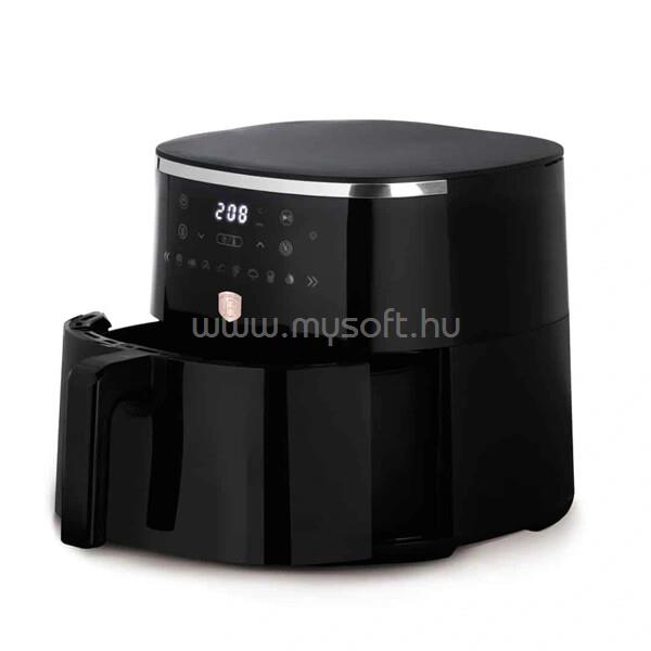 BERLINGER HAUS LP-BH-237 Black Rose Collection 6,15 L, átlátszó ablakkal, forrólevegős sütő (fekete)