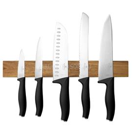 BERLINGER HAUS Matte Black Collection 6 részes késkészlet mágneses akácfa akasztóval (BH/2943) BH/2943 small
