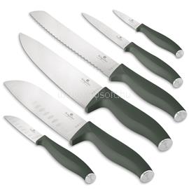 BERLINGER HAUS Matte Green Collection 6 részes késkészlet (BH/3138) BH/3138 small
