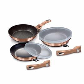 BERLINGER HAUS Metallic Line Rose Gold Edition 5 részes serpenyő szett levehető nyéllel (BH/7054) BH/7054 small
