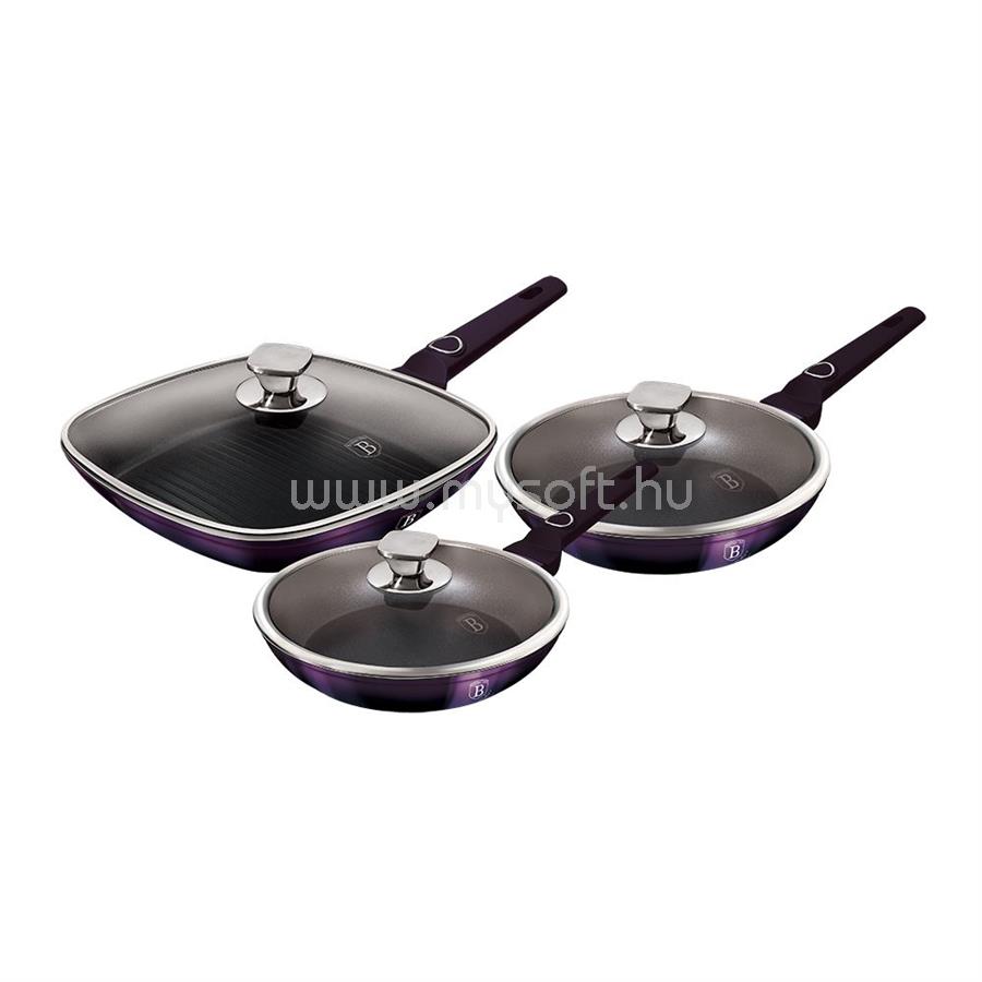 BERLINGER HAUS Purple Eclipse Collection 6 részes serpenyőszett (BH7107)