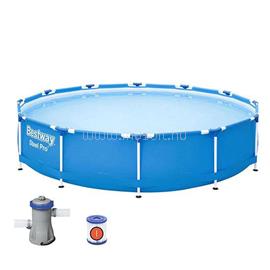BESTWAY MEDENCE MEREVFALÚ VÍZFORGATÓS 366 X 76 CM BESTWAY_56681 small