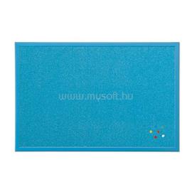 BI-OFFICE 40x60cm fakeretes kék parafatábla P8120-0159 small