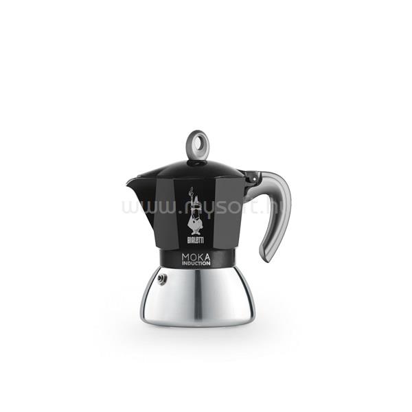 BIALETTI Moka 6934 Induction 4 adagos fekete kotyogós kávéfőző