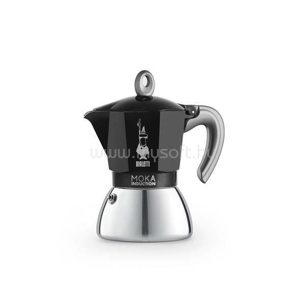 BIALETTI Moka 6936 Induction 6 személyes indukciós fekete kotyogós kávéfőző