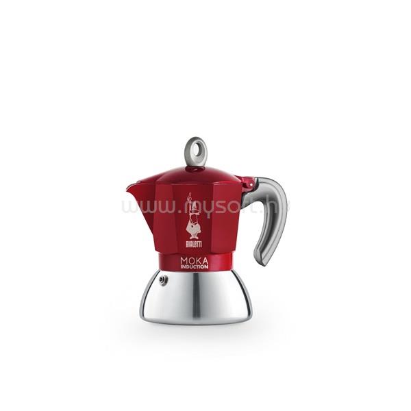 BIALETTI Moka 6942 Induction 2 adagos piros kotyogós kávéfőző