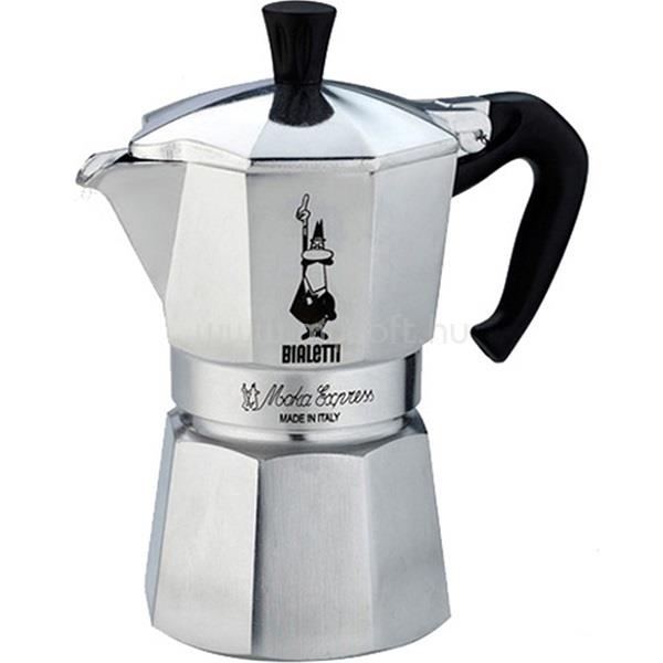 BIALETTI Moka Express inox 2 személyes kotyogós kávéfőző