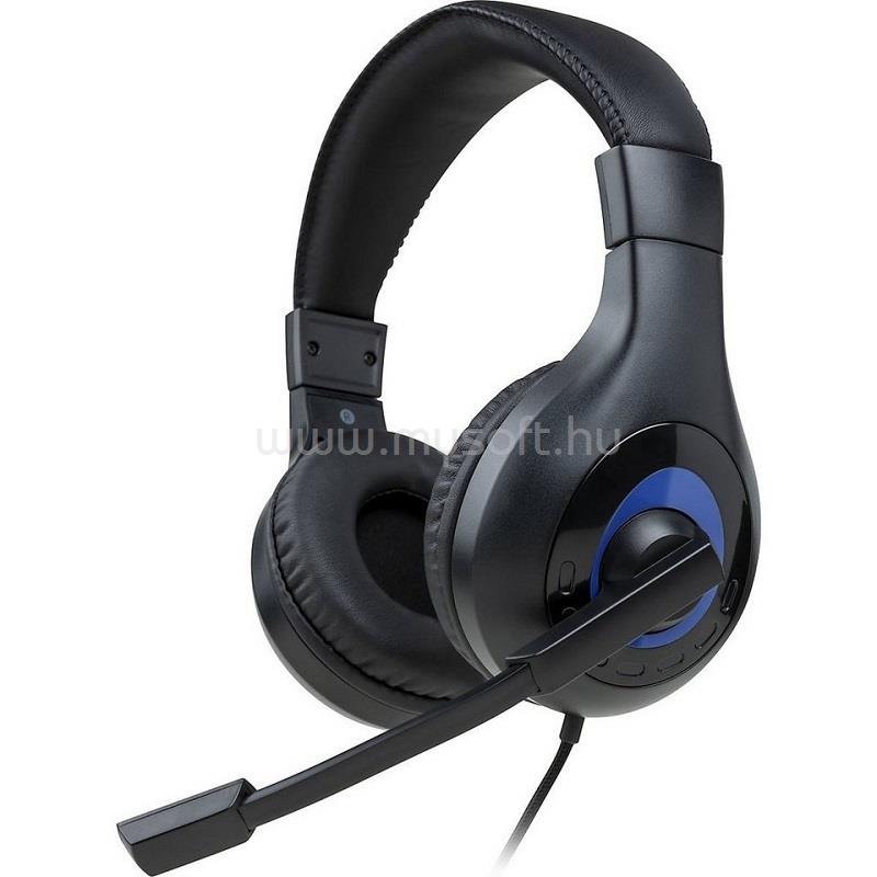 BIGBEN V1 PS4/PS5 sztereo vezetékes gamer headset (fekete)