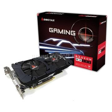 BIOSTAR Videokártya AMD RX 580 VA5805RV82 8GB GDDR5