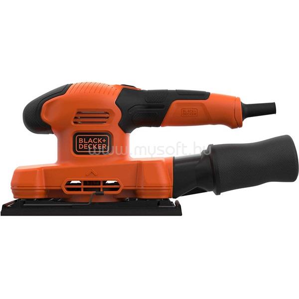 BLACK AND DECKER BEW220KAX-QS 150W kofferban 10 db csiszolópapírral vibrációs csiszoló