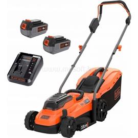 BLACK AND DECKER Black & Decker BCMW3318L2-QW akkuval és 2A töltővel akkumulátoros fűnyíró BCMW3318L2-QW small