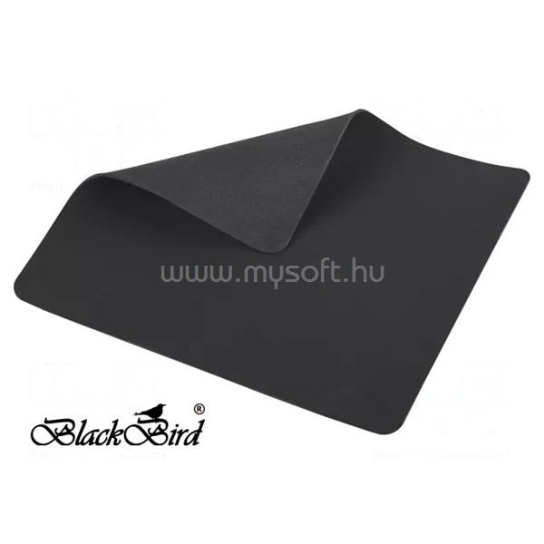 BLACKBIRD Egérpad Basic  fekete 18x22cm 1mm vastag