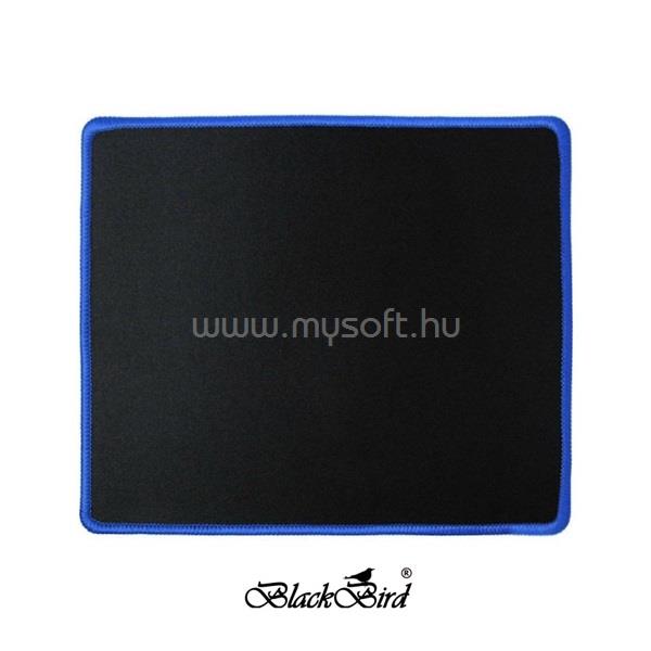 BLACKBIRD Egérpad Gamer NanoGlide  21x25cm 3mm vastag kék varrott szegély