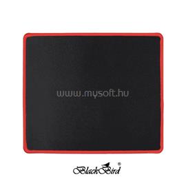 BLACKBIRD Egérpad Gamer NanoGlide  21x25cm 3mm vastag piros varrott szegély BH1831 small