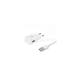 BLACKBIRD Hálózati Adapter Gyorstöltő + Micro USB Adatkábel 1m, Fehér BH802_WHITE small