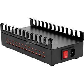 BLACKBIRD hálózati töltő 12xUSB-C + 12xUSB 300W eszköztartóval (fekete) BH1677 small