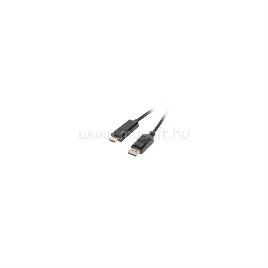 BLACKBIRD Kábel Displayport 1.1 male to HDMI-A male passzív 2m, Fekete