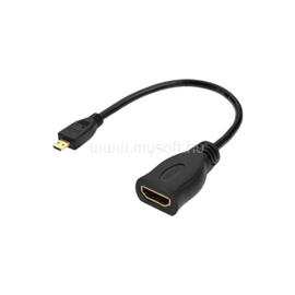 BLACKBIRD Kábel HDMI Micro-D male to HDMI-A female, 23cm BH1314 small