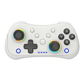 BLACKBIRD Kontroller - Nintendo Switch/Lite/OLED/Android/IOS/PC, Vezeték nélküli Bluetooth 5.0, 400mAh, Fehér RGB BH7051 small