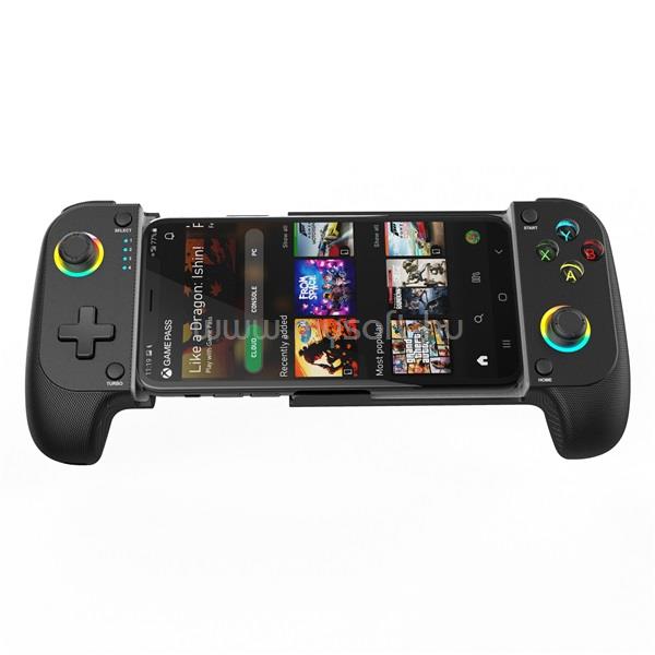BLACKBIRD Mobil Gaming kontroller - Android/IOS, Bluetooth 5.0, 600mAh (fekete)