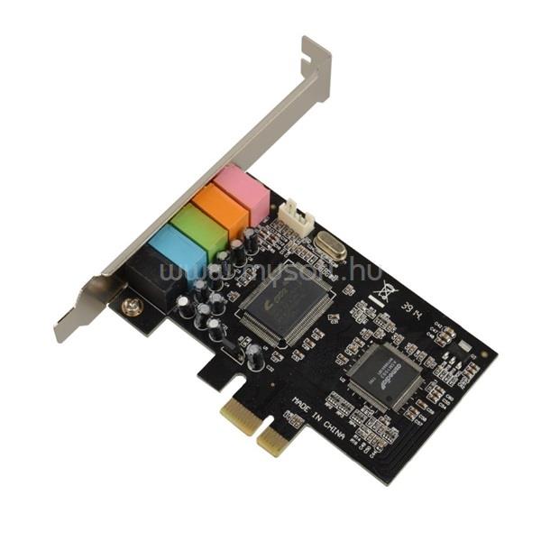BLACKBIRD PCI-E Bővítőkártya 6CH Hangkártya 6 csatornás