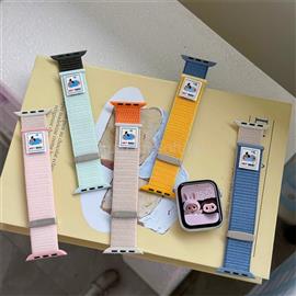 BLACKBIRD Szíj Iwatch készülékhez HOT DOG Világos barna Kék 42/44/45/46/49 mm BH1796 small