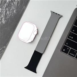 BLACKBIRD Szíj Iwatch készülékhez LITCHI Fekete Szürke 42/44/45/46/49 mm BH1802 small