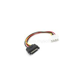 BLACKBIRD Tápkábel SATA 15 pin plug to Molex 4 pin female, 12cm BH1501 small