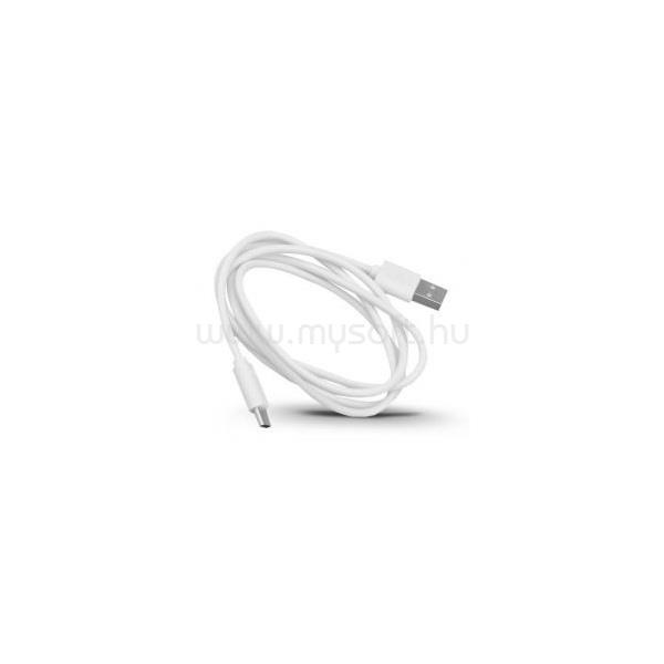 BLACKBIRD Type-C USB Adatkábel 1m, Fehér (Gyári kivitel)