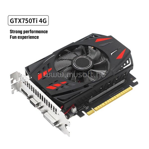 BLACKBIRD Videokártya nVidia GT 750 Ti 4GB DDR5