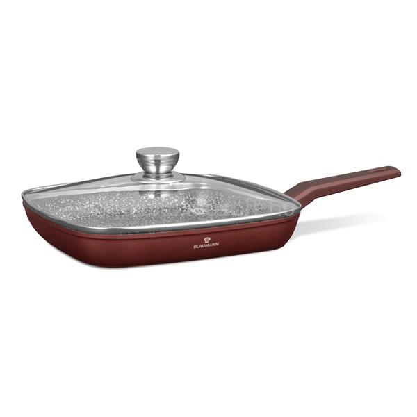 BLAUMANN BL-4076 Cerastone Collection 28 cm-es grill serpenyő fedővel