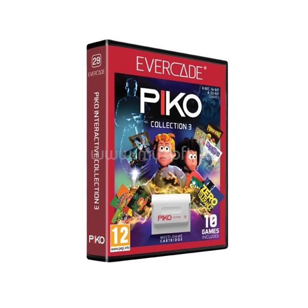 BLAZE ENTERTAINMENT Evercade #29 PIKO Interactive Collection 3 10in1 Retro Multi Game játékszoftver csomag