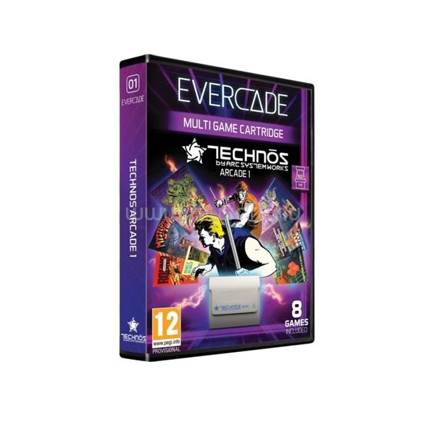 BLAZE ENTERTAINMENT Evercade #30 Technos Arcade 1 8in1 Retro Multi Game játékszoftver csomag
