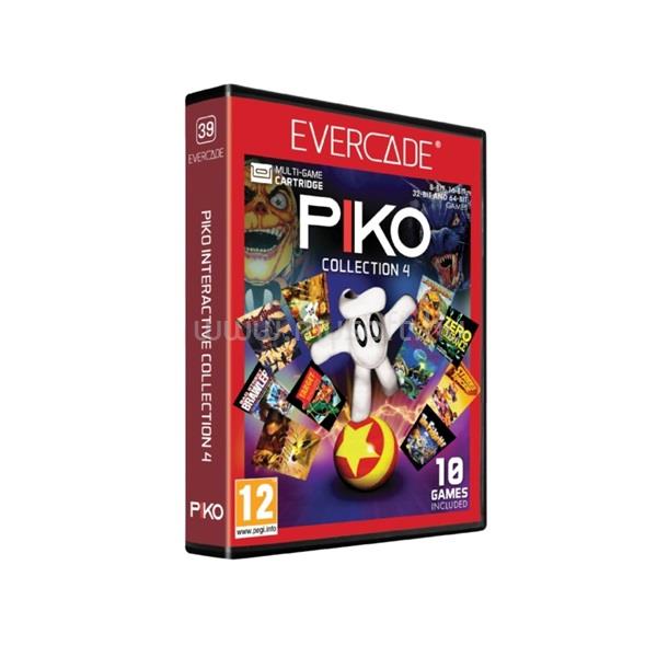 BLAZE ENTERTAINMENT Evercade #39 Piko Interactive Collection 4 10in1 Retro Multi Game játékszoftver csomag