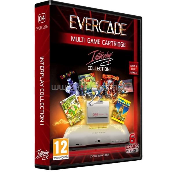 BLAZE ENTERTAINMENT Evercade #4 Interplay Collection 1 6in1 Retro Multi Game játékszoftver csomag