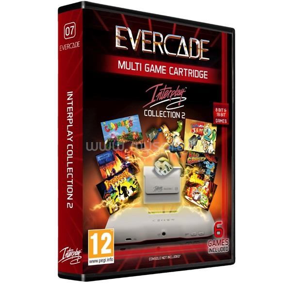 BLAZE ENTERTAINMENT Evercade #7 Interplay Collection 2 6in1 Retro Multi Game játékszoftver csomag